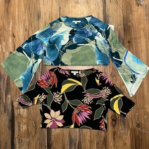 Bundle Chicos floral and Abstract Women's Tops Set